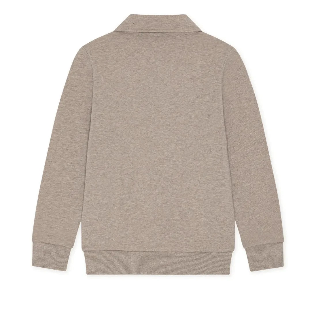 Les Deux - Kolej Ragbi Polo Yaka Sweatshirt %100 Organik Pamuktan Üretilmiştir | Kum