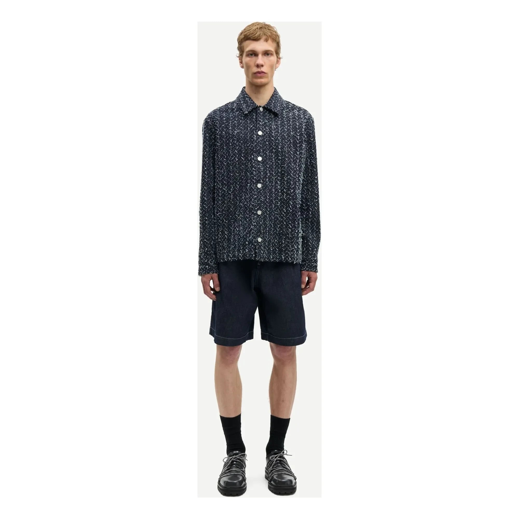 Samsoe Samsoe - Sacastor Pamuk overshirt | Koyu gri