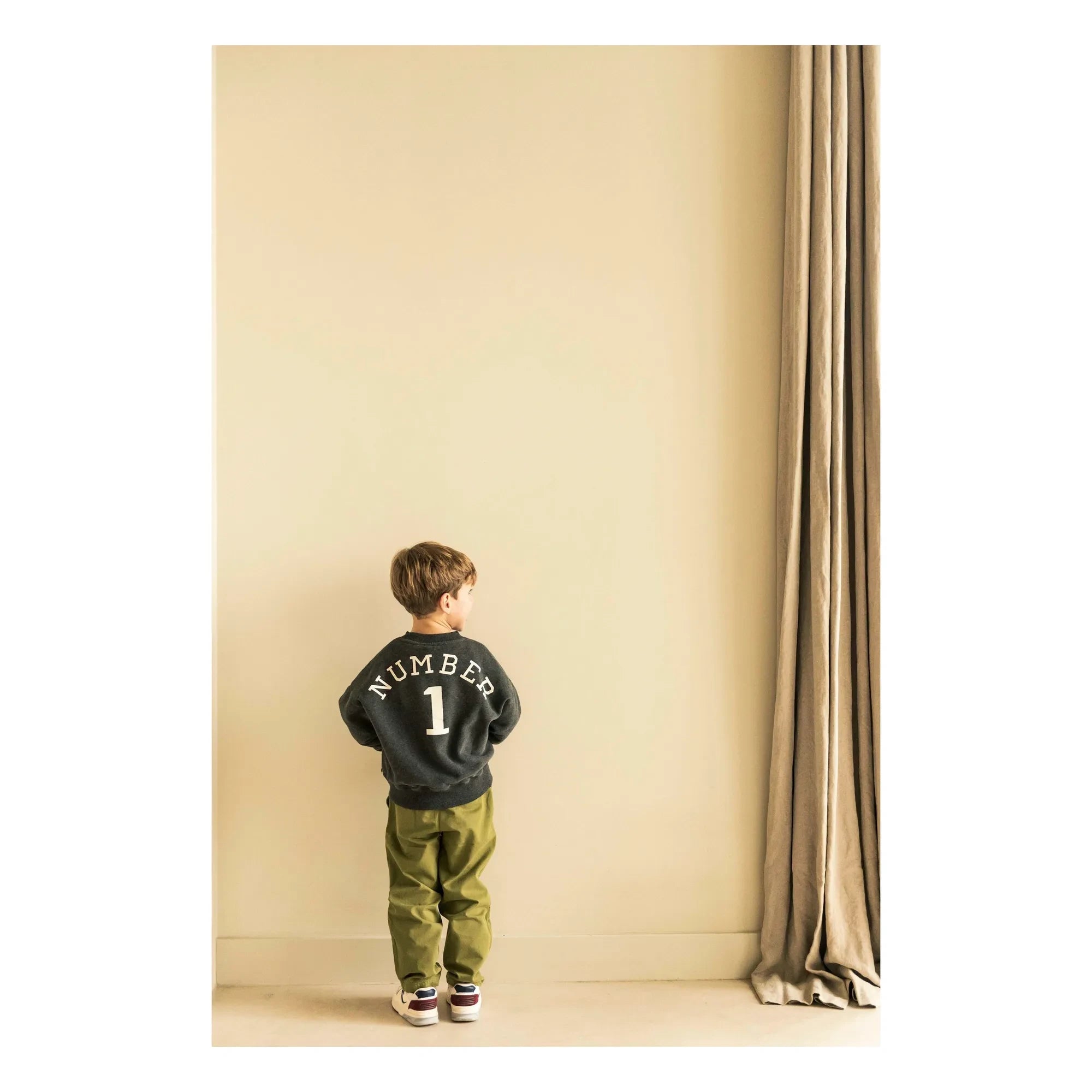Jenest - Bird NR 1 organik pamuk sweatshirt | Koyu gri