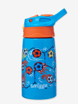 Smiggle - Weekend 400ML Gizli Pipetli Çelik Suluk