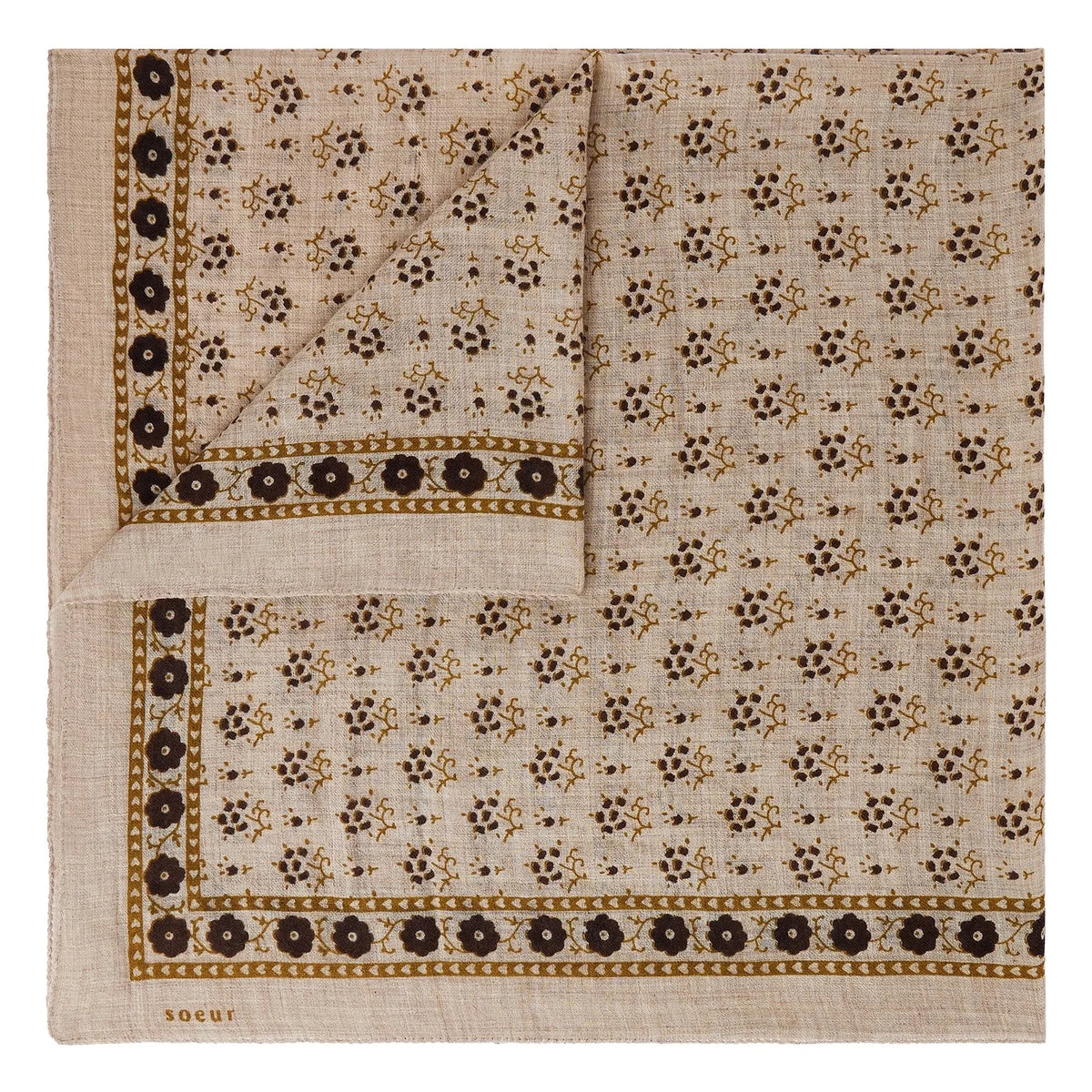 Soeur - Eşarp C Twill Laine | Bej