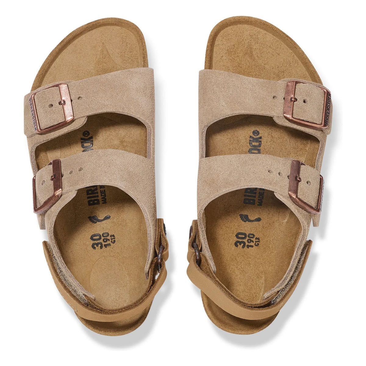 BIRKENSTOCK - Milano AS Çocuk Sandaletleri | Kahverengi Taupe