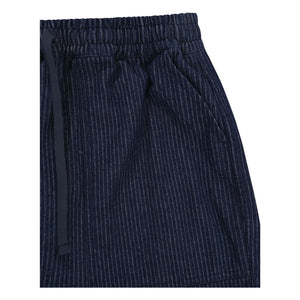 Kappy - Yorgun Denim Çizgili Pantolon | Indigo