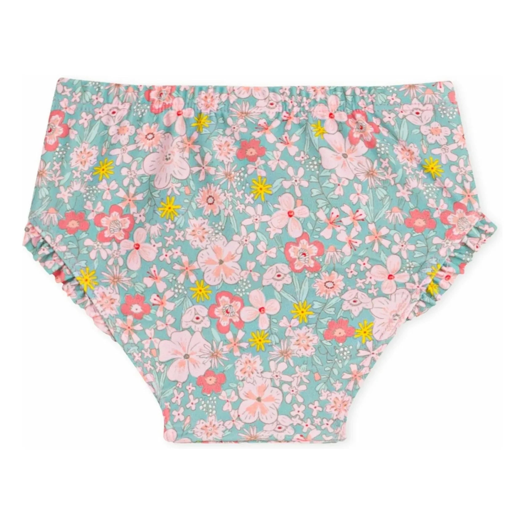 Petit Bateau - Çiçek Desenli Bikini Altı | Turkuaz