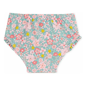 Petit Bateau - Çiçek Desenli Bikini Altı | Turkuaz