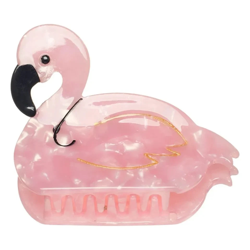 Rockahula Kids - Pembe Flamingo İnci Toka | Pembe