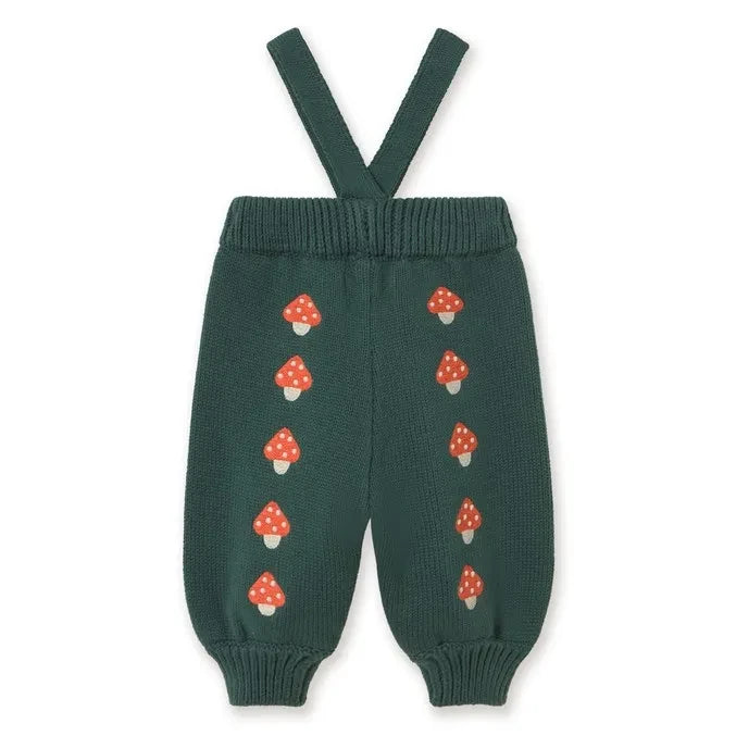 Tinycottons - Mantar Desenli Triko Pantolon | Yeşil