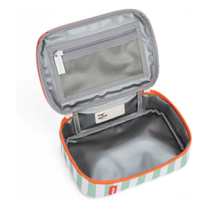 Hello Hossy - Çizgili İzotermal Atıştırmalık Kutusu | Yeşil