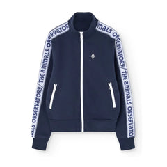 The Animals Observatory - Zebra Zip Sweat | كحلي
