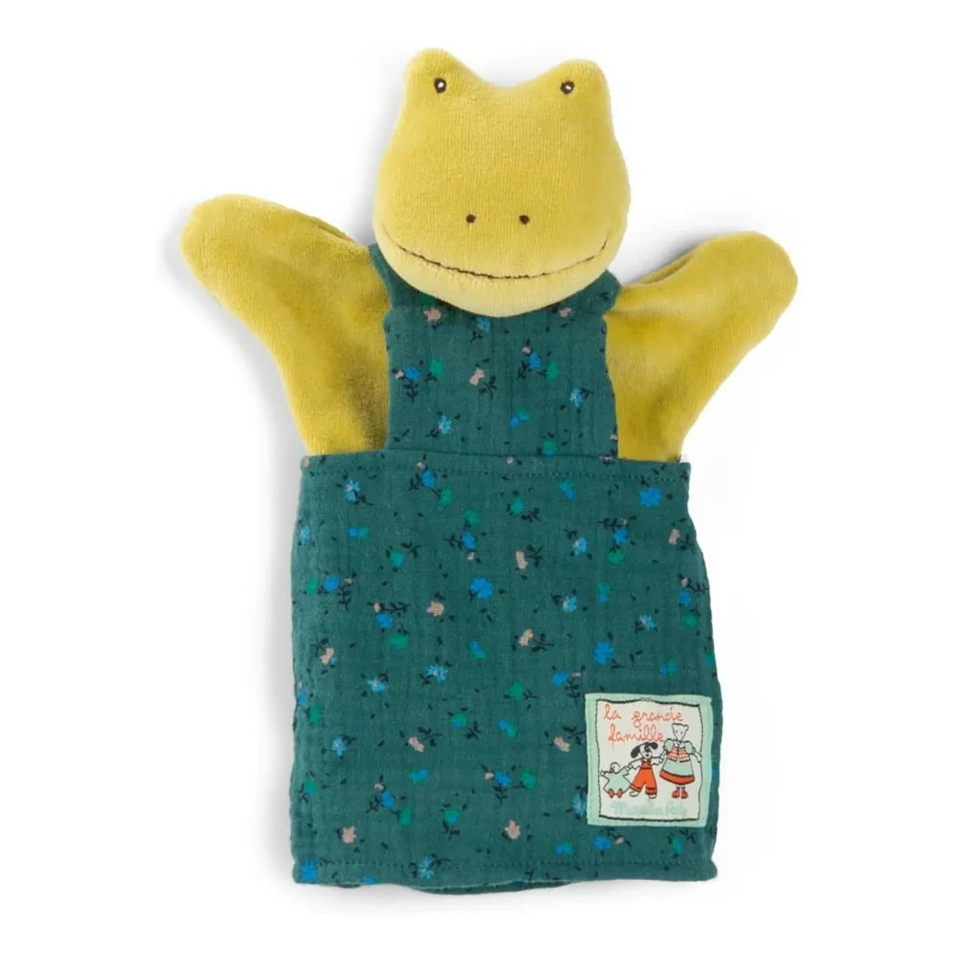 Moulin Roty - Kurbağa Perlette kuklası | Yeşil