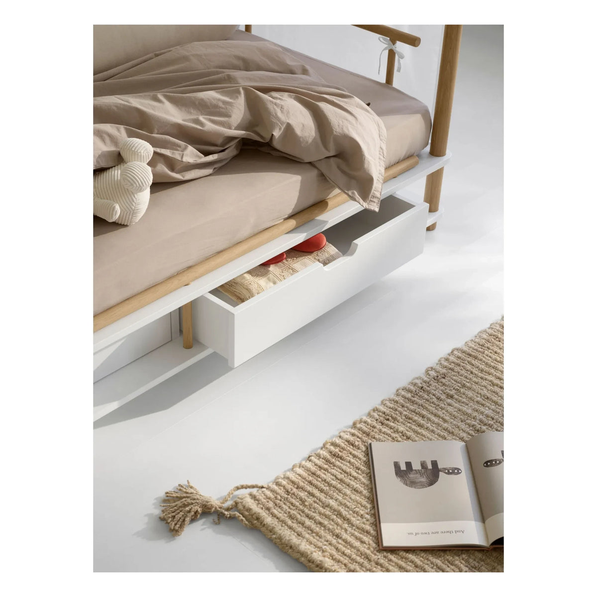 Oliver Furniture - Meşe çocuk karyolası