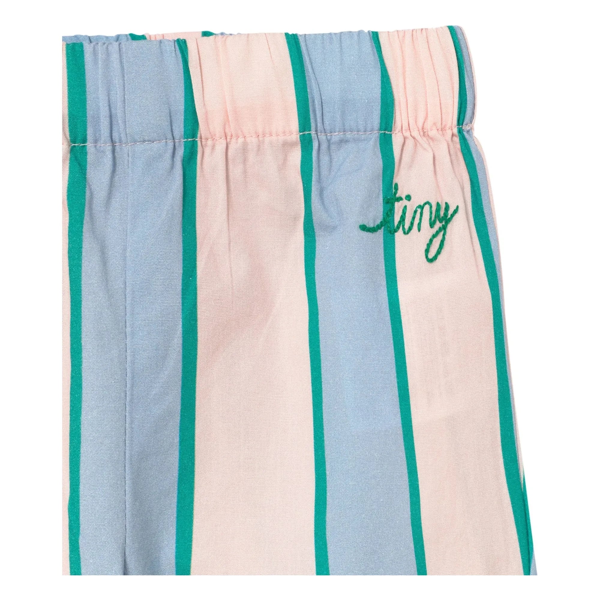 Tinycottons - Poplin Çizgili Pantolon | Pastel Pembe