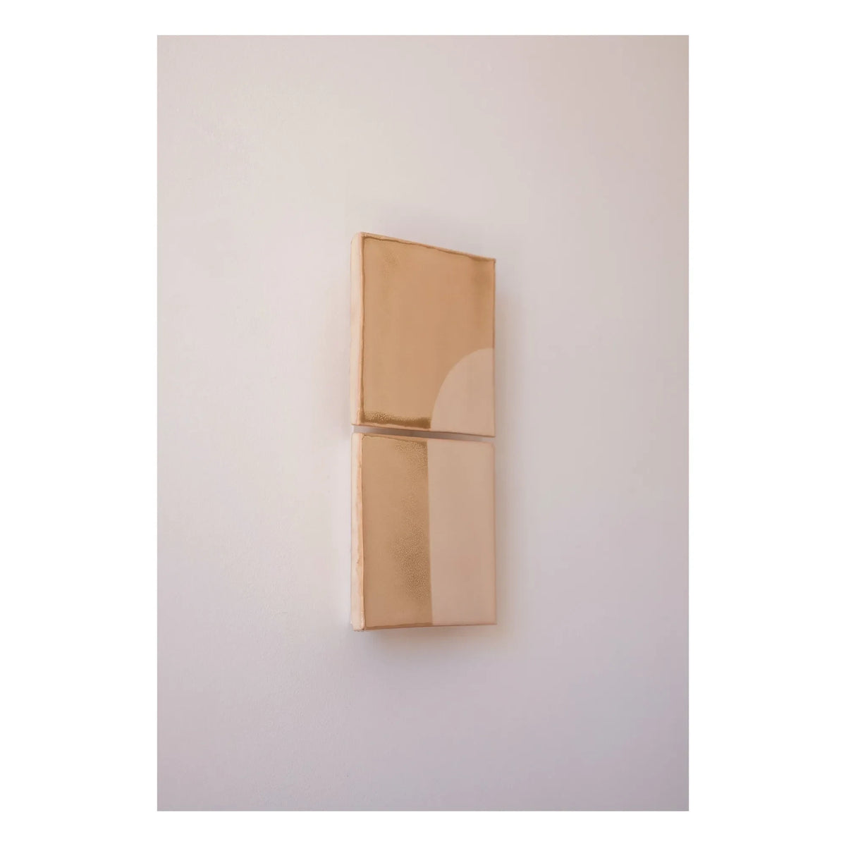 Violaine d'Harcourt - Duvar aplik Tiles | Krem