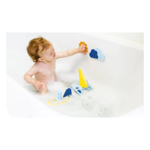 Quut - Yelkenliler 3D Banyo Yapbozu - 12 Parça | Mavi