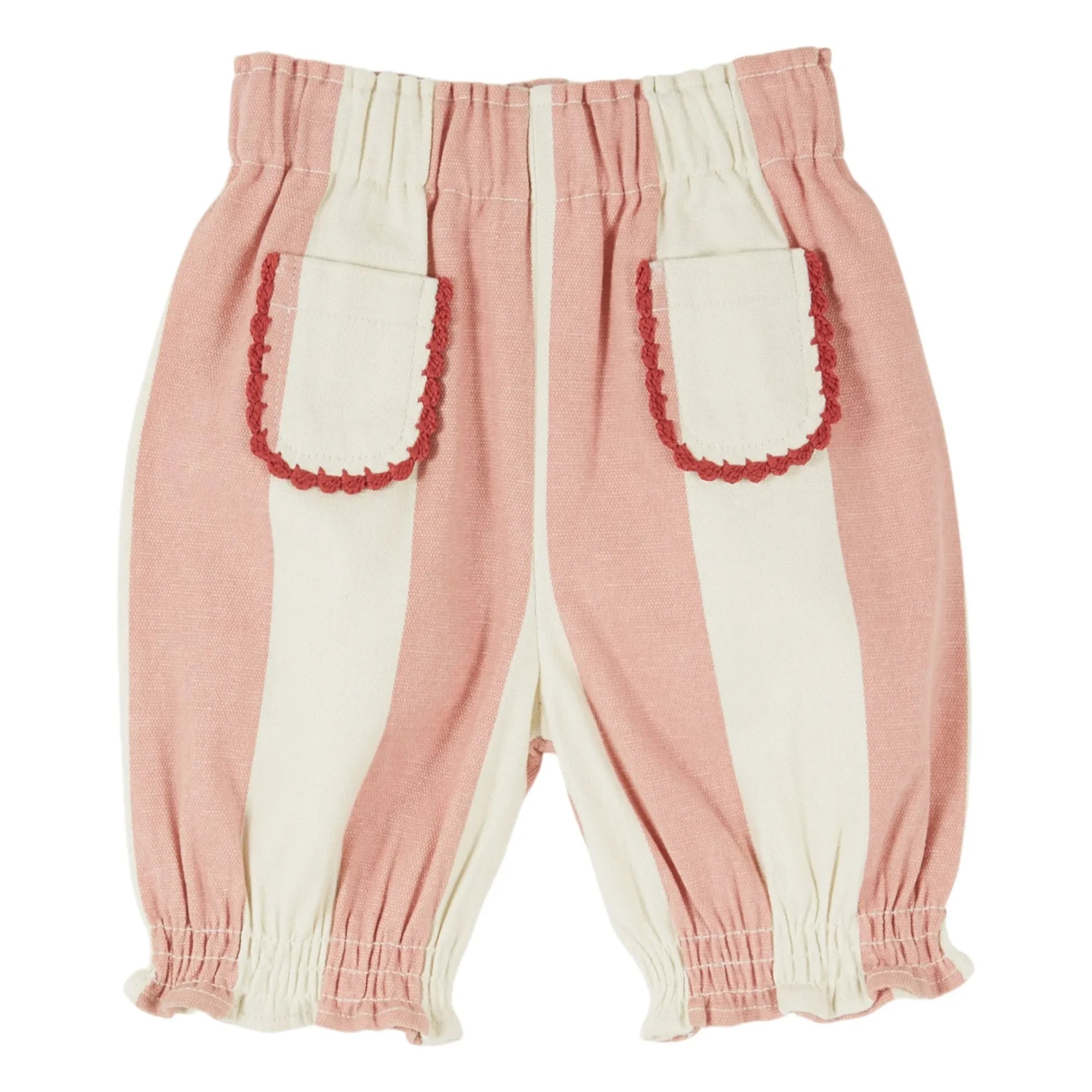 Emile et Ida - Çizgili Saruel Pantolon | Pembe