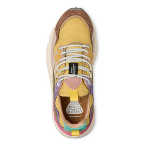 Flower Mountain - Yamano 3 Süet ve Naylon Sneaker | Hardal