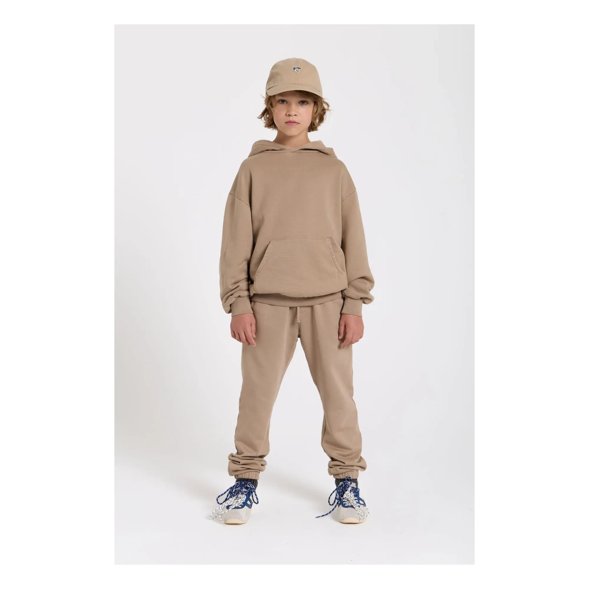 Smallable Kid - Noa organik pamuklu sweatshirt | Kum kahverengisi