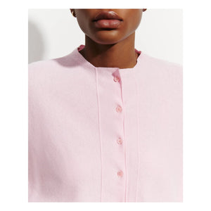 Bompard - Minimalist Oversize Pamuk ve Kaşmir Hırka | Pembe