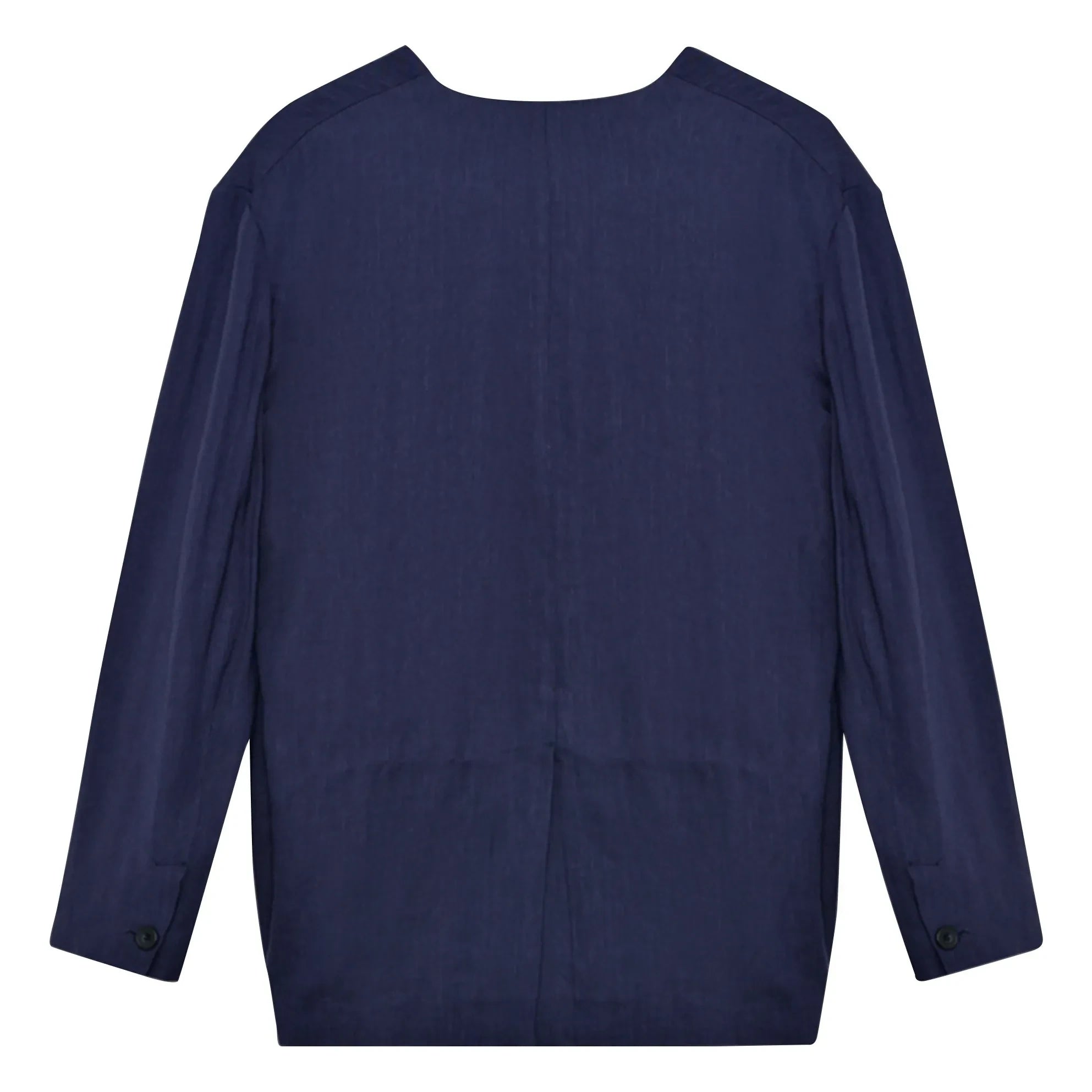 the new society - Blazer Luz Keten | Gece mavisi