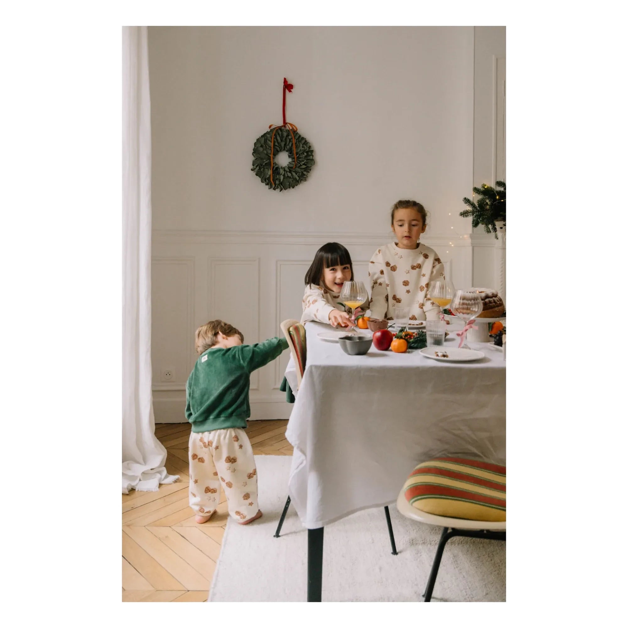 Studio Bohème - Jogger Porgy Noël Organik pamuk | Ekru