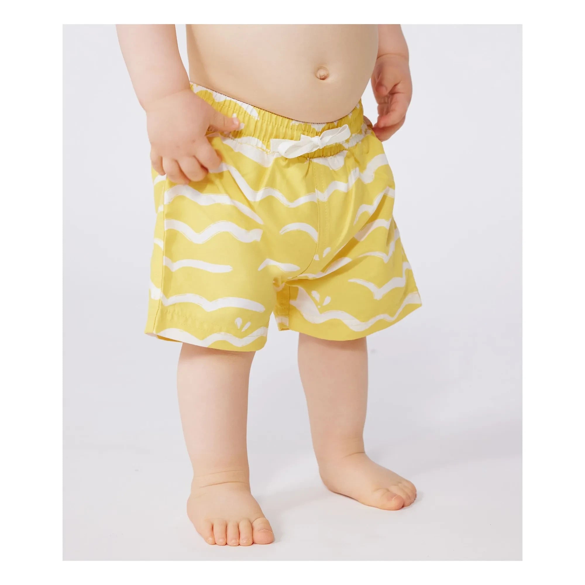 Petit Bateau - Baignada Geri Dönüştürülmüş Elyaf Mayo Şortu | Sarı