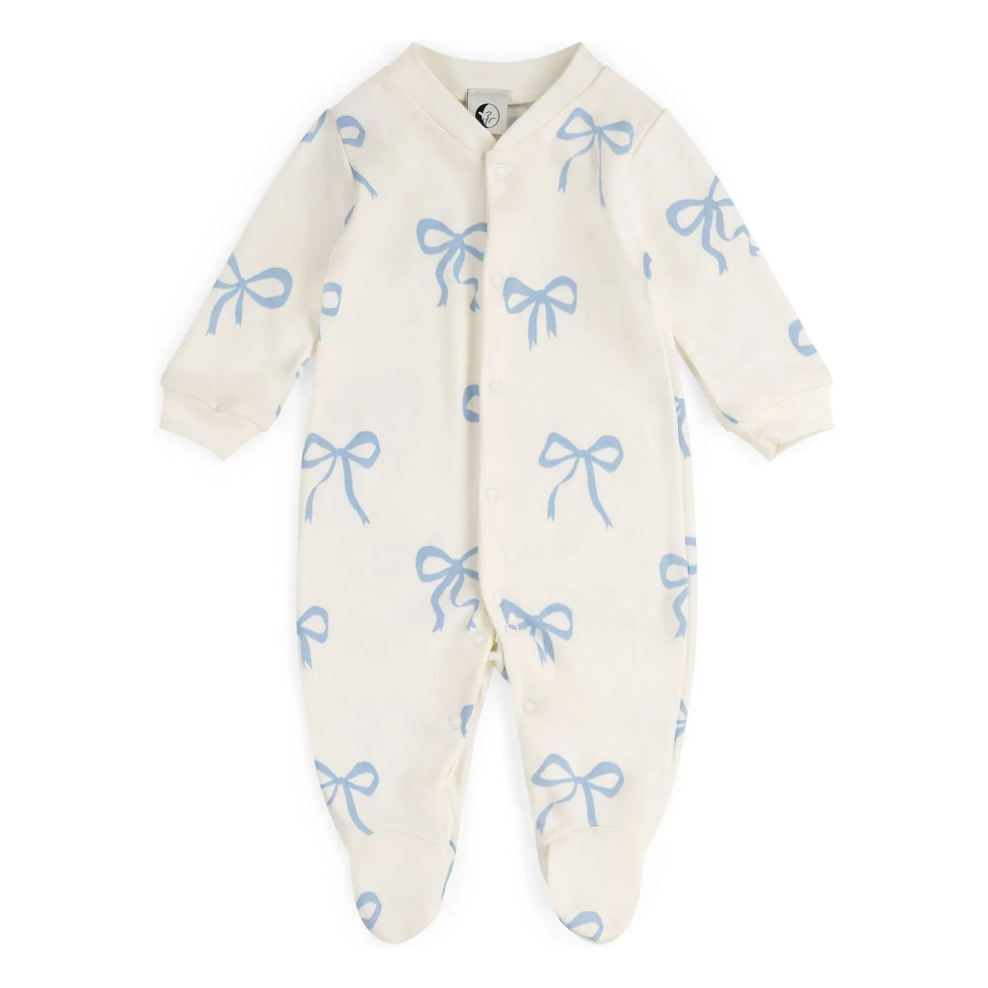 Sleepy Doe - Bağcıklı patikli pijama Organik pamuk | Ecru