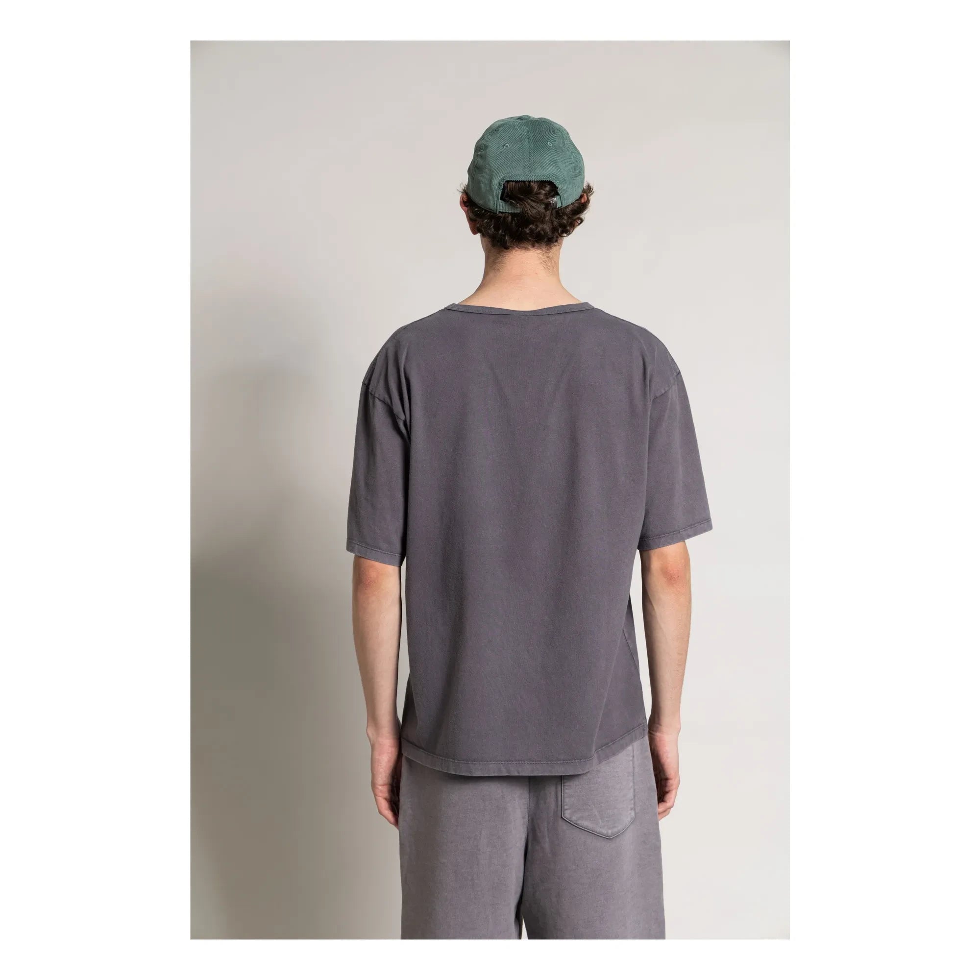 Smallable Man - Solal organik pamuk T-shirt | Kömür