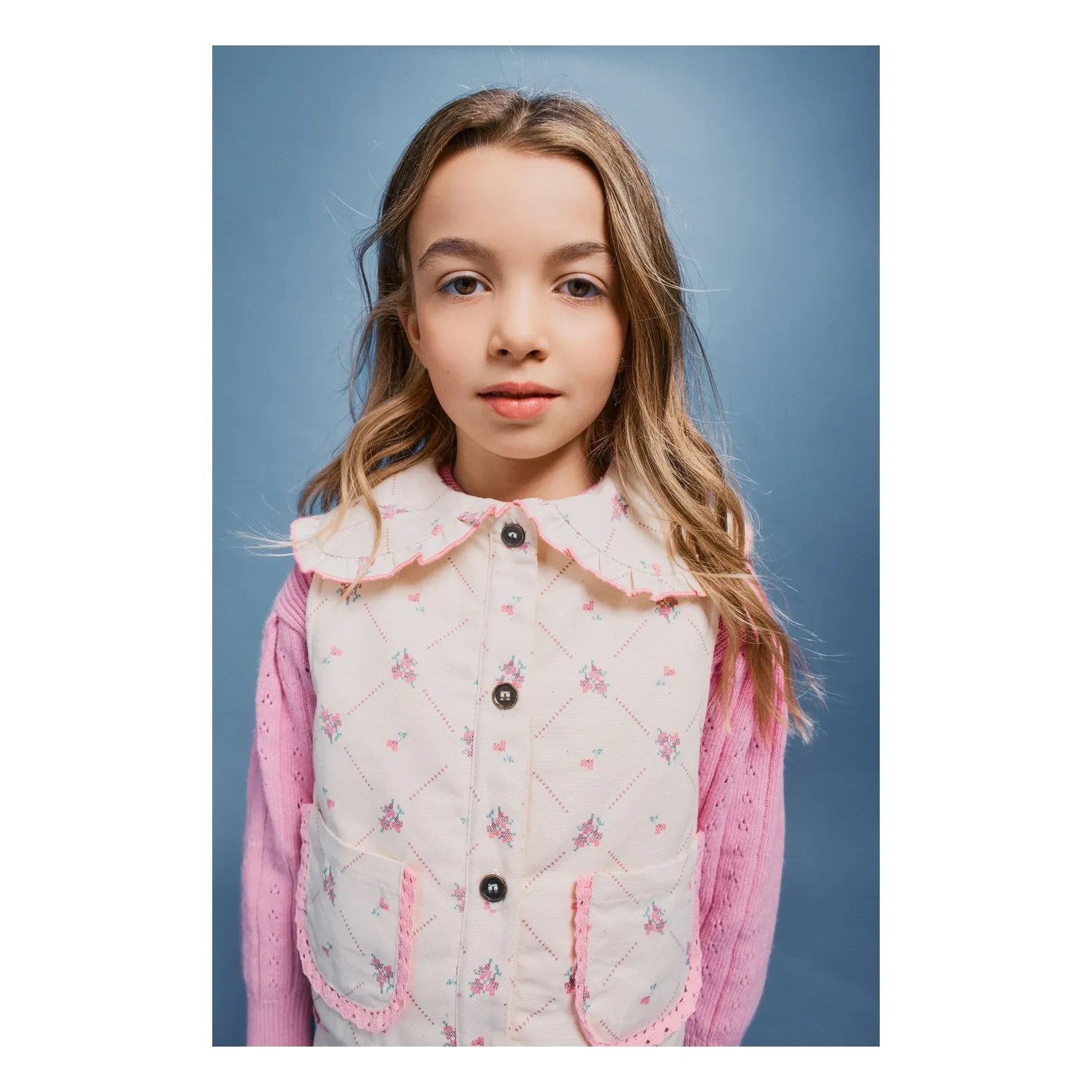 Bebe Organic - Dolly Laine Pointelle Kazak | Pembe