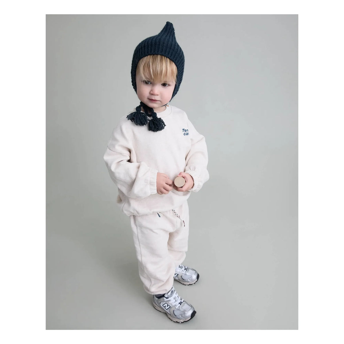 Búho - Bebek Sweat Tennis Kamp | Ekru