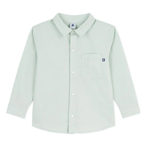 Petit Bateau - Adaçayı | Düz Keten Gömlek