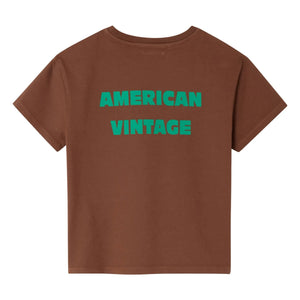 American Vintage - Fizvalley Dinner T-shirt | Kahverengi