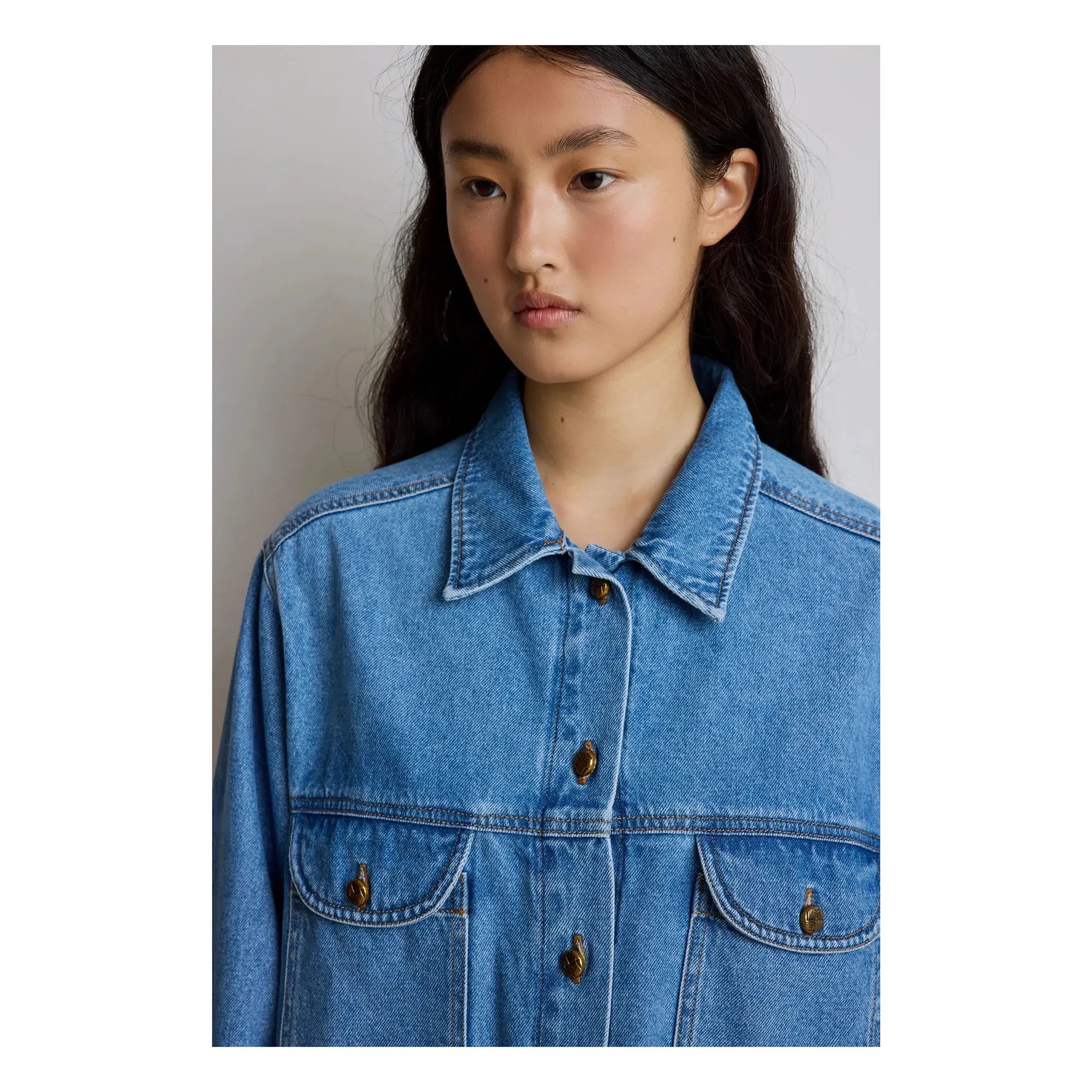 Hod - Elly Denim Sahara Ceket | Mavi