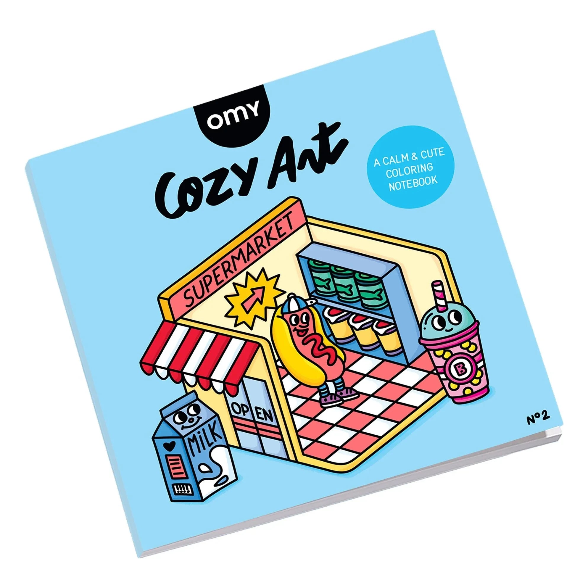 Omy - Süpermarket boyama kitabı