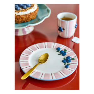 Bloomingville - Tatlı servis tabakları - 4'lü Set | Pembe