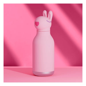 Asobu - Paslanmaz çelik şişe Rabbit | Açık Pembe