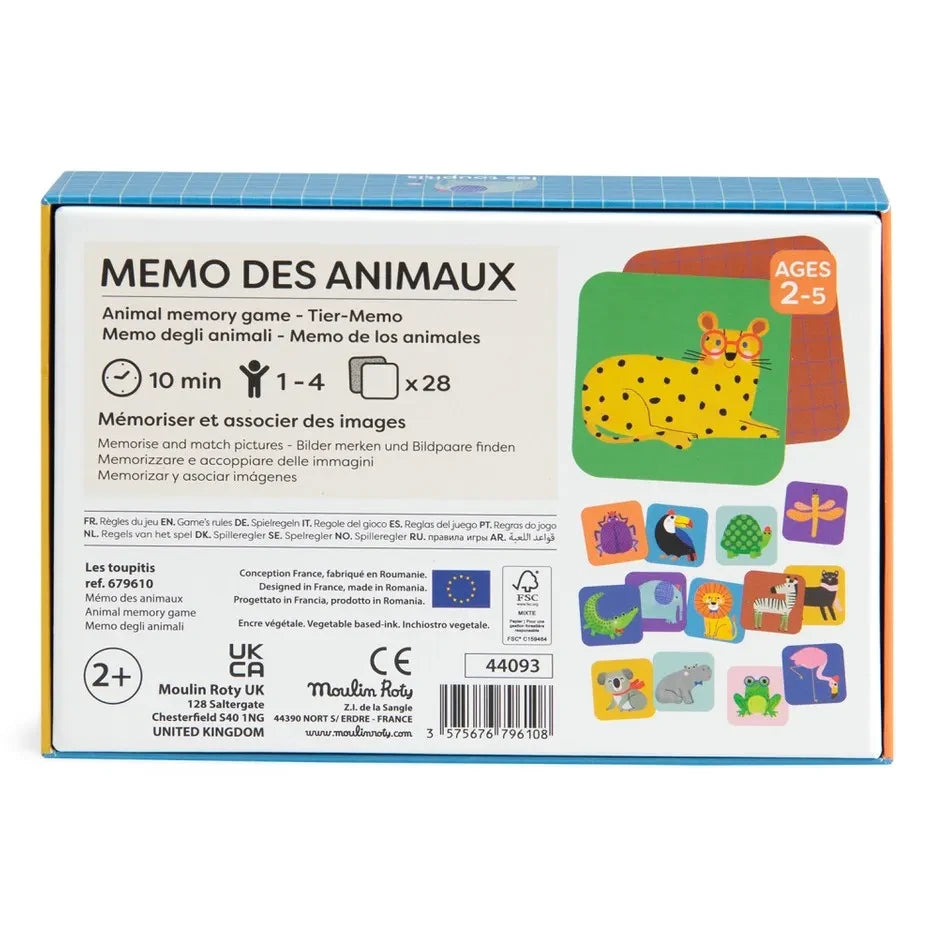 Moulin Roty - Animal Memo - The Toupitis