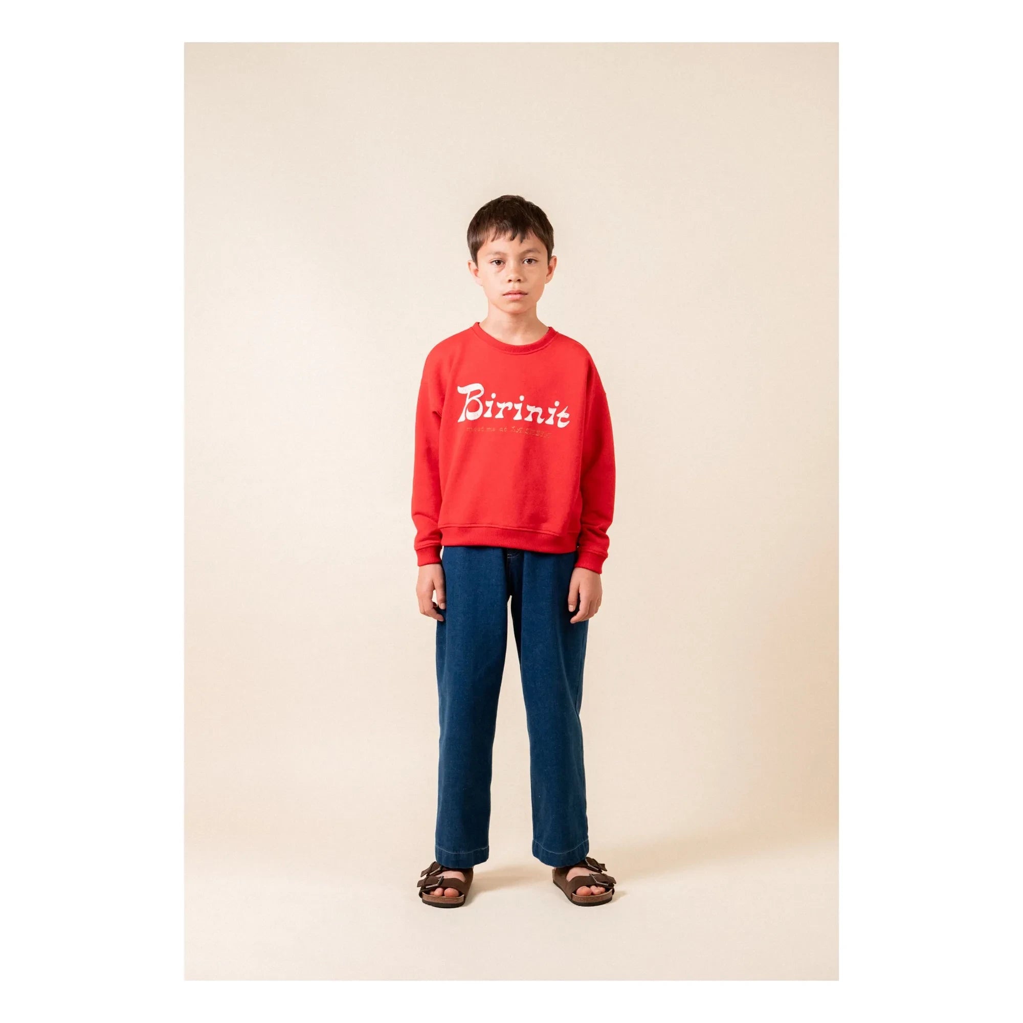 birinit - Chili Birinit organik pamuklu sweatshirt | Kırmızı