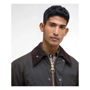 Barbour - Klasik Bedale Mumlu Ceket | Koyu Kahverengi