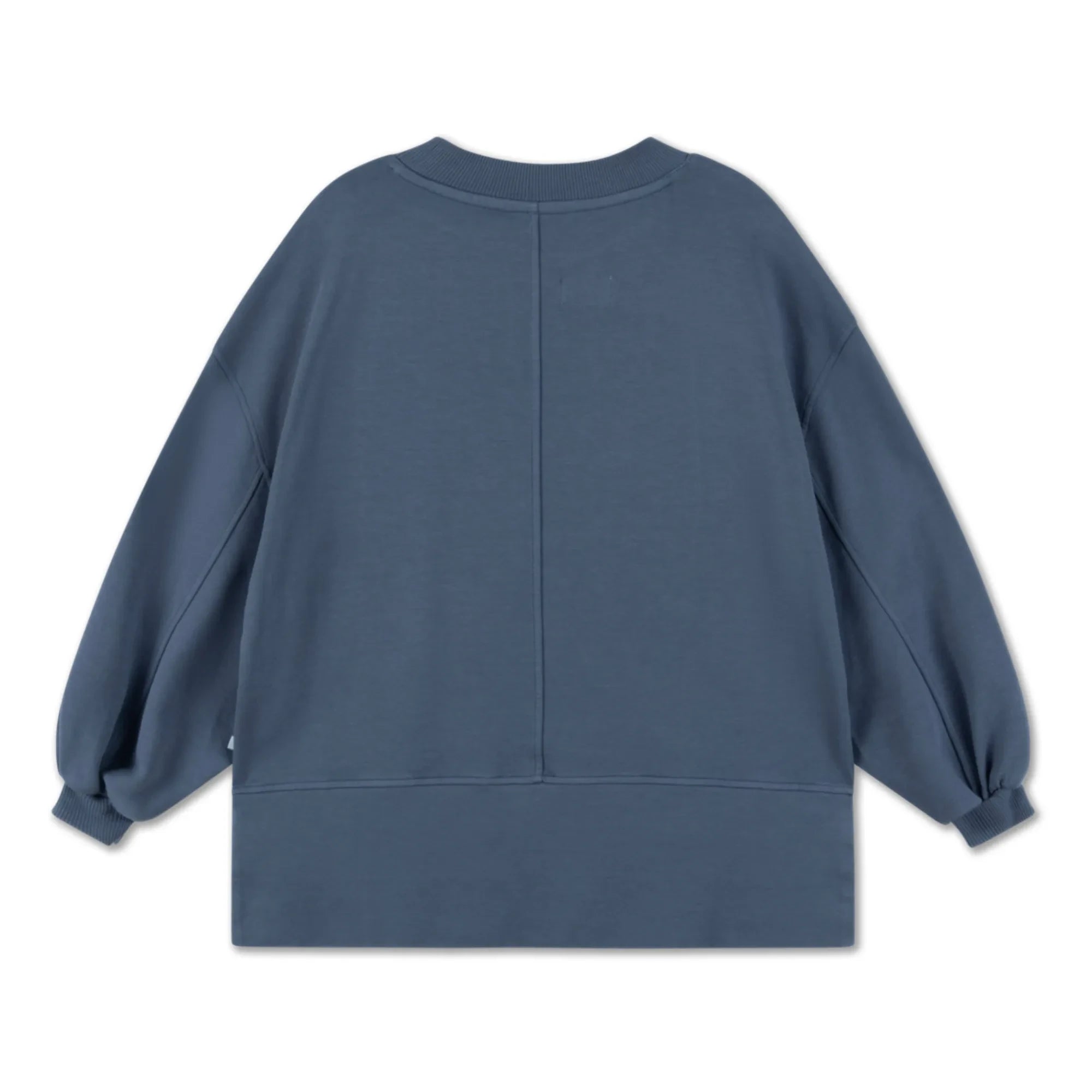 Repose AMS - Kutu formunda organik pamuklu sweatshirt | Kömür grisi