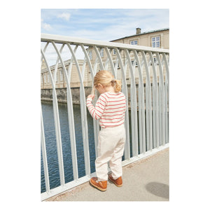 Copenhagen Colors - Seersucker pantolon | Krem