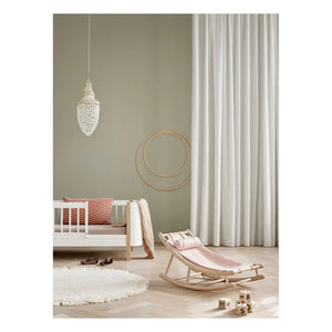 Oliver Furniture - Pembe Meşe Bebek Sallanan Sandalye
