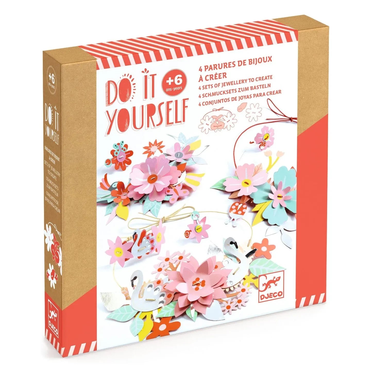 Djeco - DIY Kit - Renkli "Gaité" Takı Setleri