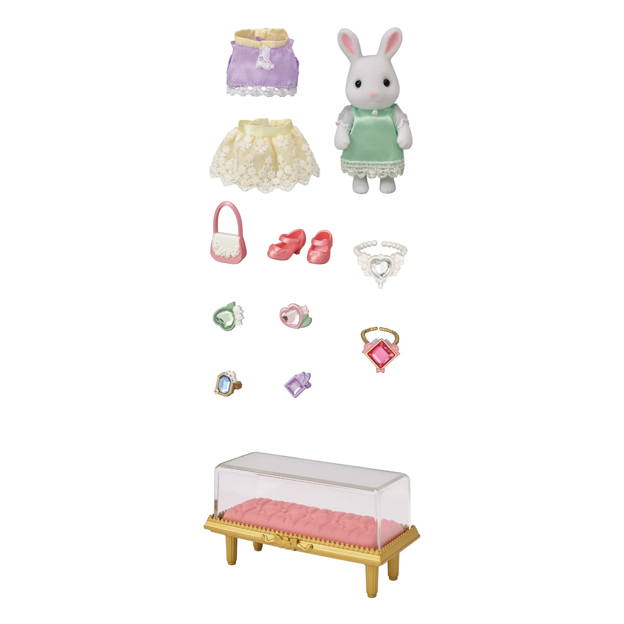 Sylvanian Families - Bib Sister Tavşan ve Moda Valiz