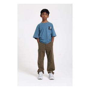 Hundred Pieces - Finn organik pamuklu T-shirt | Mavi