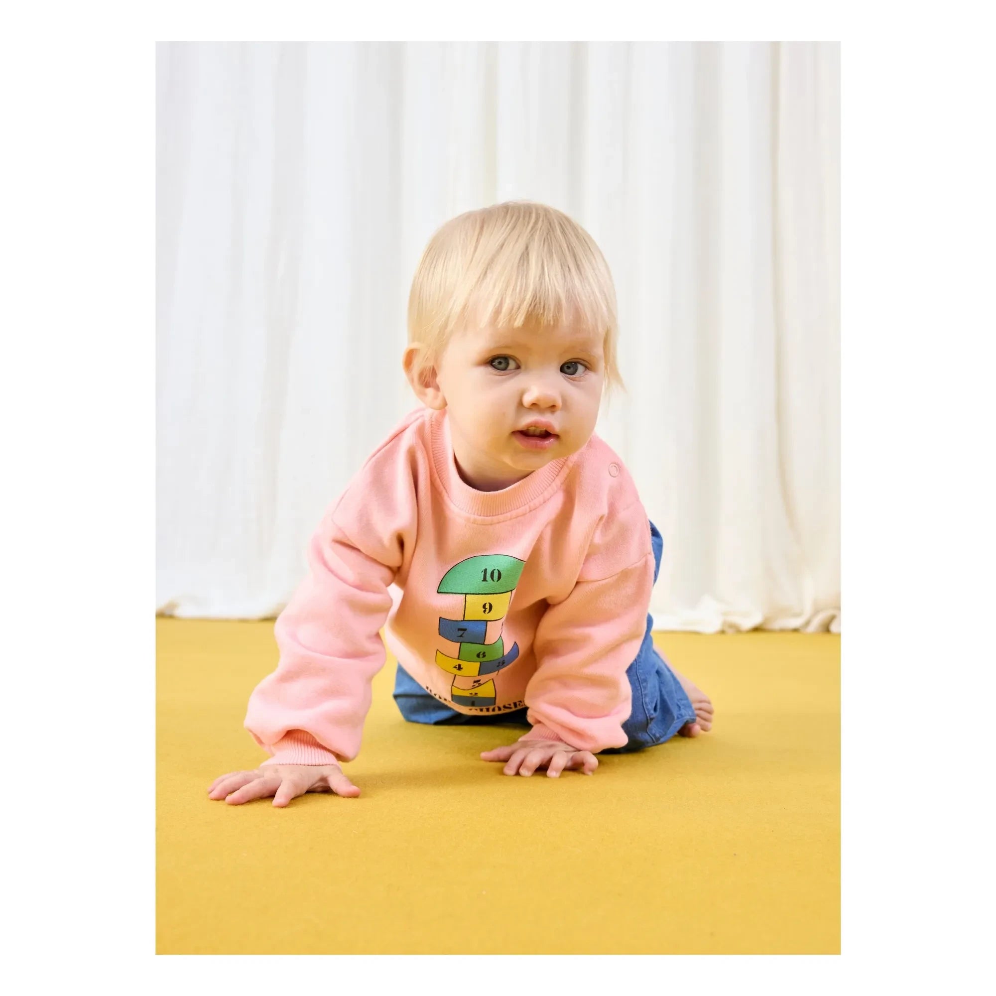 Bobo Choses - Marelle organik pamuk sweatshirt | Pembe