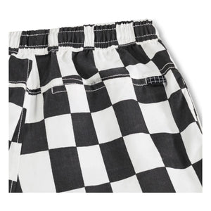 Molo - Arrow Damier Organik Pamuk Şort | Siyah