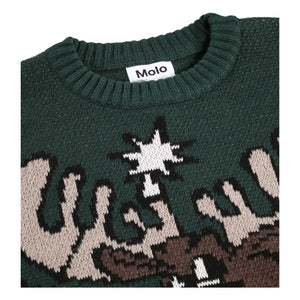Molo - Bello Smiley Noel Kazak | Krom yeşil