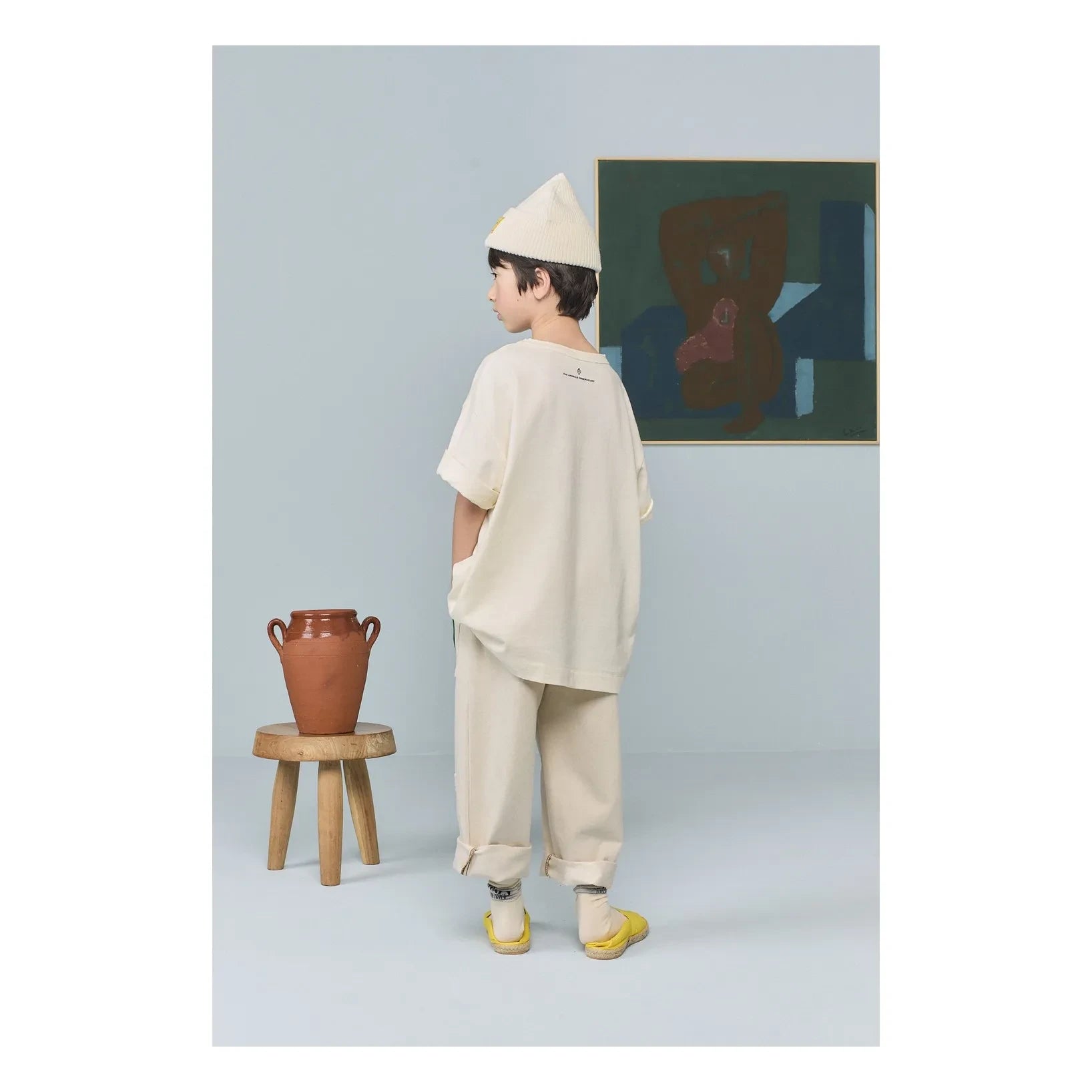 The Animals Observatory - Ponponlu şapka Merino yünü | Fildişi