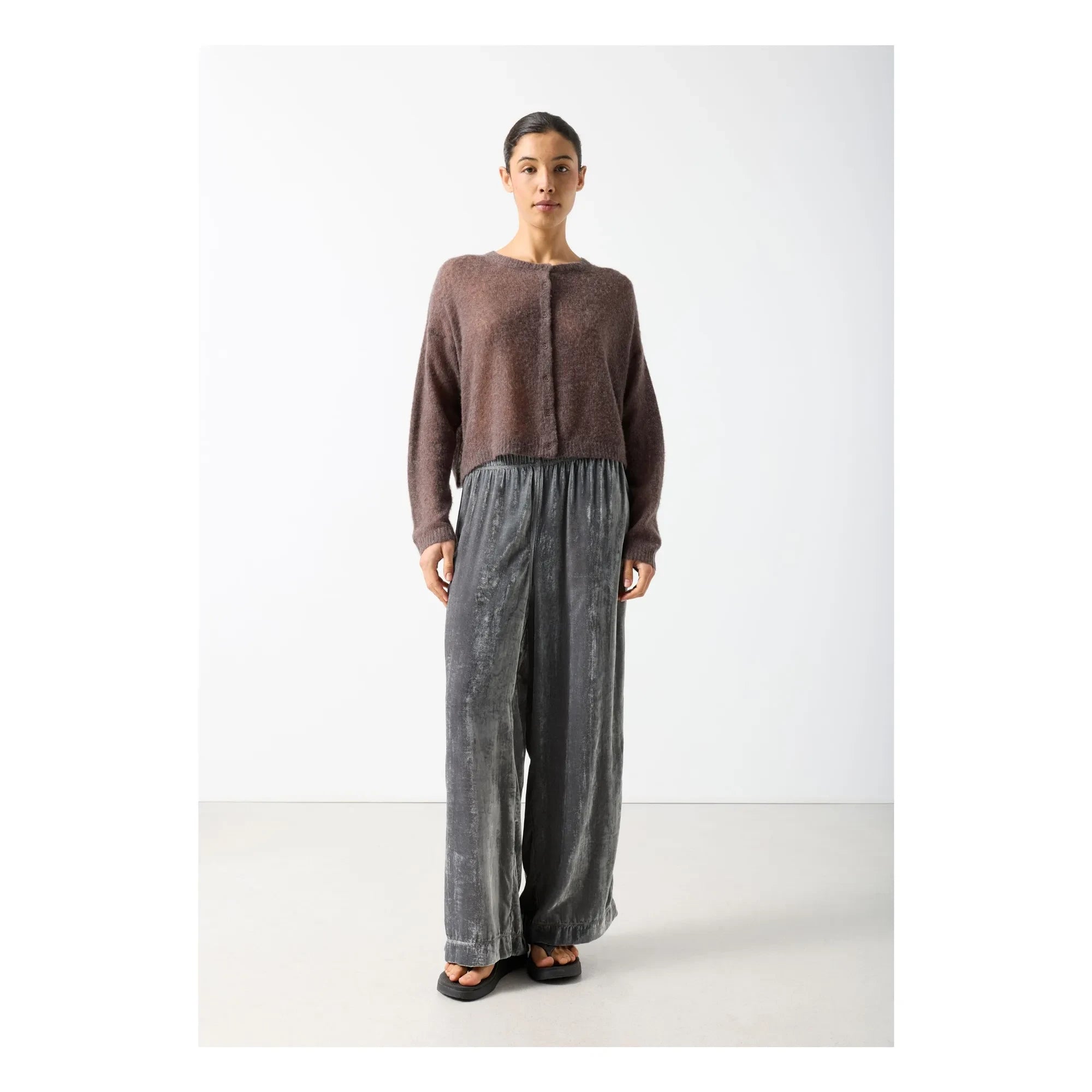 American Vintage - Bodyrow Kaşmir ve Yün Yelek | Kahverengi