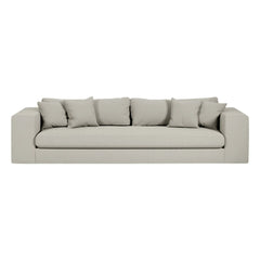 Panac Edition - Bellechasse 3 kişilik kanepe, pamuk ve keten - 245 cm | Perle